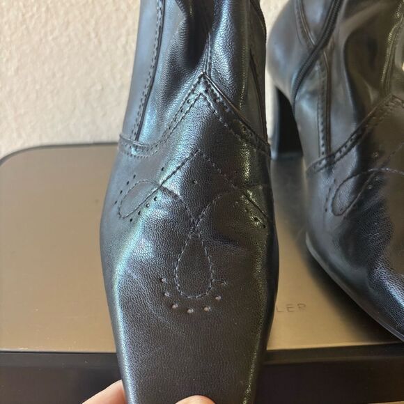 Franco Sarto side zip booties size 11 - Picture 3 of 7